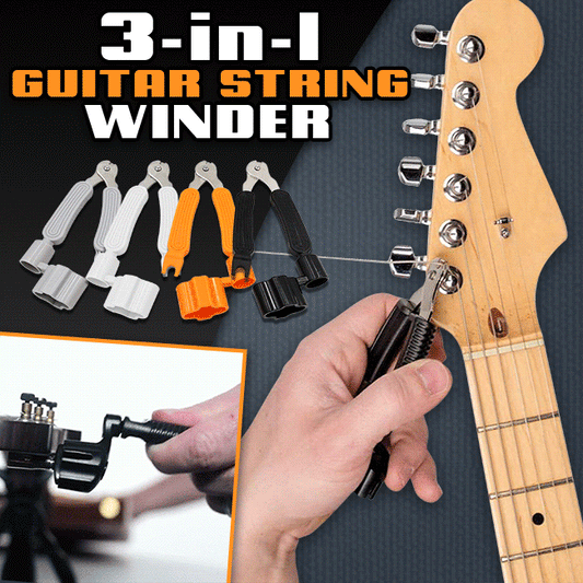 3-in-1 Guitar String Winder