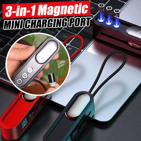 3-in-1 Magnetic Mini Charging Port