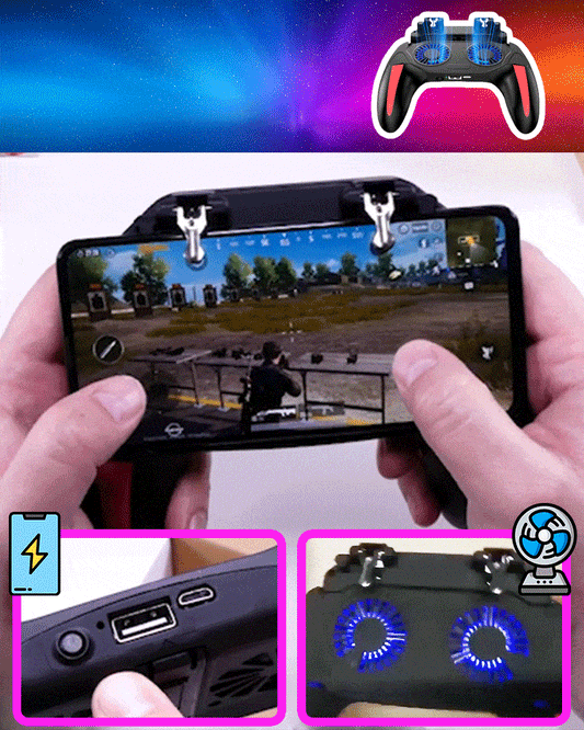 3 in 1 Cooling Mobile Gamepad + Power Bank